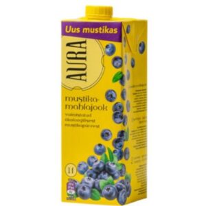 AURA Mustikkamehu 1l