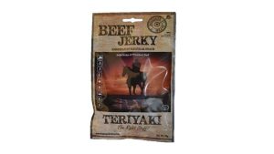Bullseye Meats Beef Jerky Teriyaki 50g -  maustettu ja kuivattu naudanliha