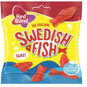 Kumikarkkeja Swedish Fish 100g