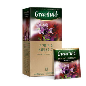 GREENFIELD Spring melody musta tee 25x1,5g
