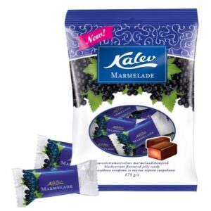 Mustaherukkamakuinen marmeladikarkki 175g