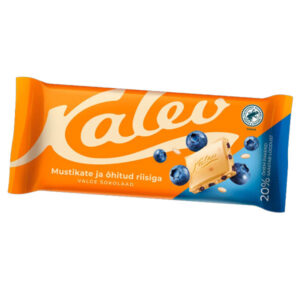 KALEV Valkosuklaa mustikka 100g