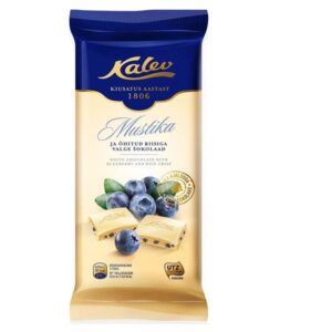 Valkosuklaa mustikka 100g