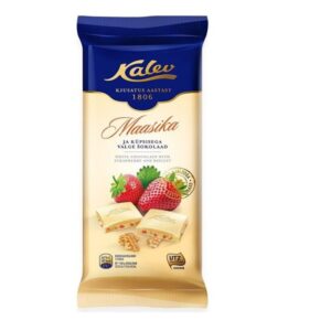 Mansikkamakuinen valkosuklaa 100g