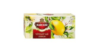 MAISKY Musta tee Sitruuna 25x1,5g 37,5g