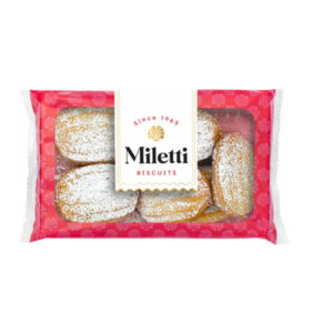 MILETTI Keksit aprikoosinmakuisella täytteellä 250g