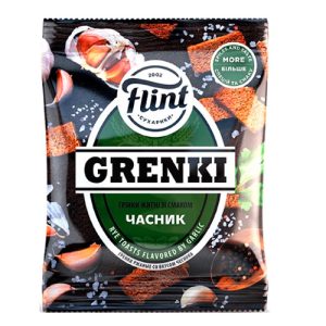 FLINT Grenki valkosipulinmaulla 80g