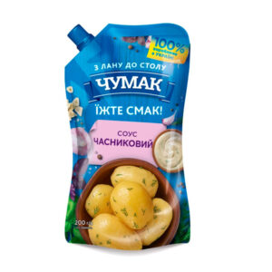 CHUMAK Valkosipulikastike 200g