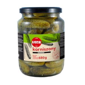 VERA Marinoidut maustekurkut yrteillä 680g