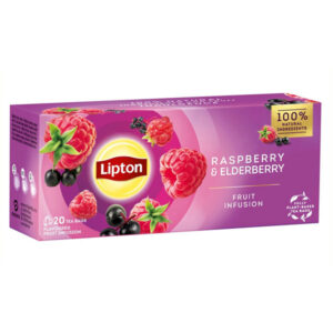 LIPTON Hedelmätee Vadelma-mustaselja 20x1,6g 32g