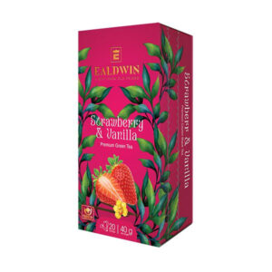 EALDWIN Mansikka & vanilja tee 40g