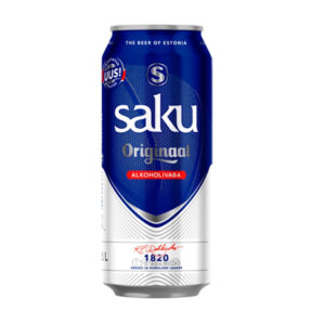 SAKU Alkoholiton olut, vaalea 500ml