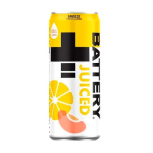 BATTERY Energiajuoma juiced breeze peach-lemon 0,33l