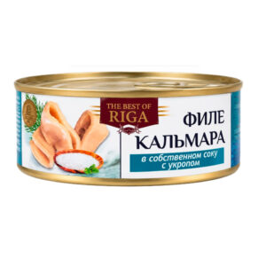 THE BEST OF RIGA Mustekala omassa mehussa 240g