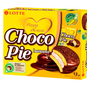CHOCO-PIE Choco-pie Bananimakuiset keksit 336g