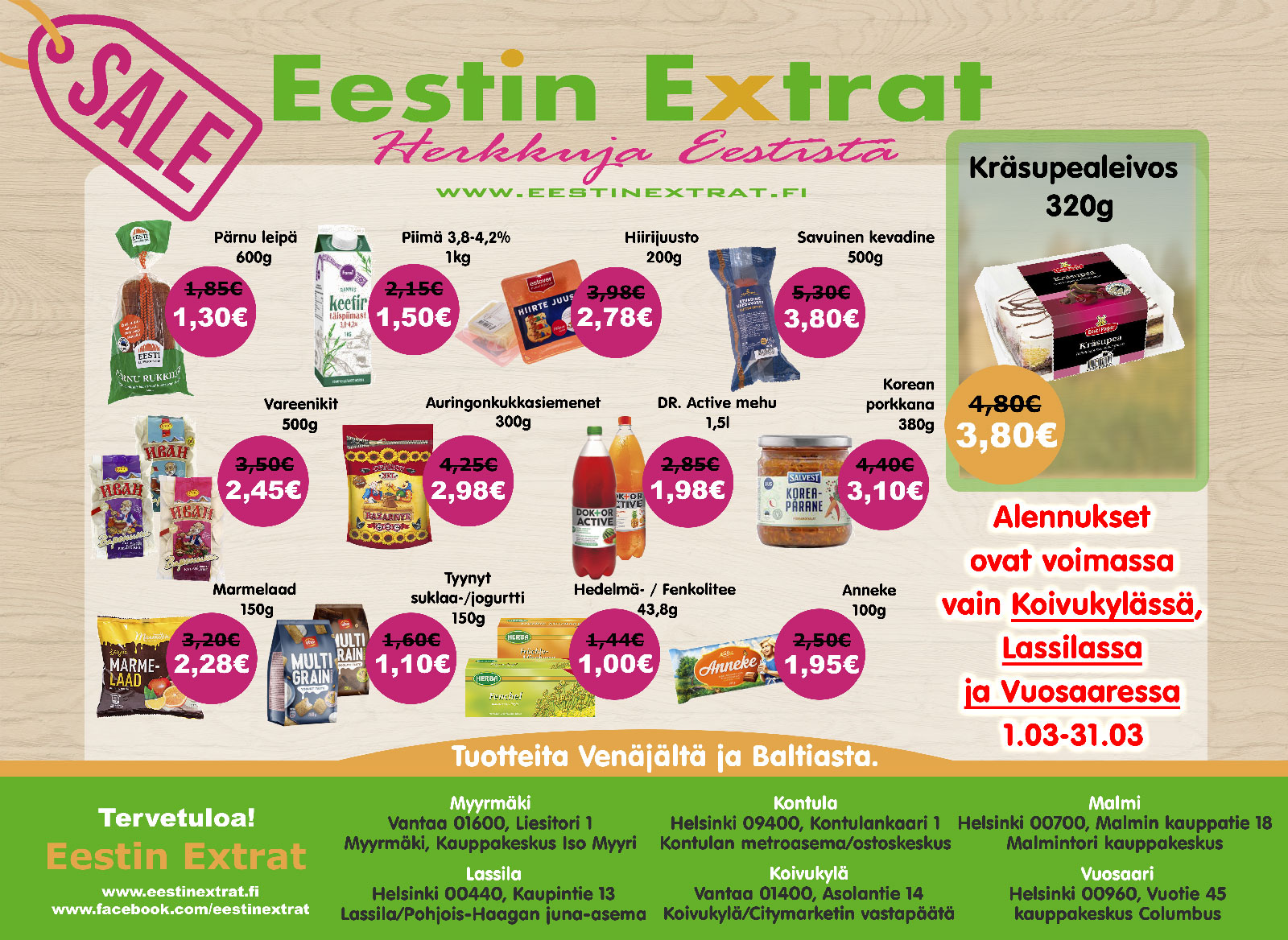alennukset 2023 03